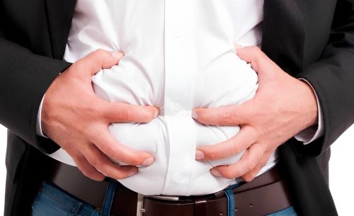 Bloating after eating.
